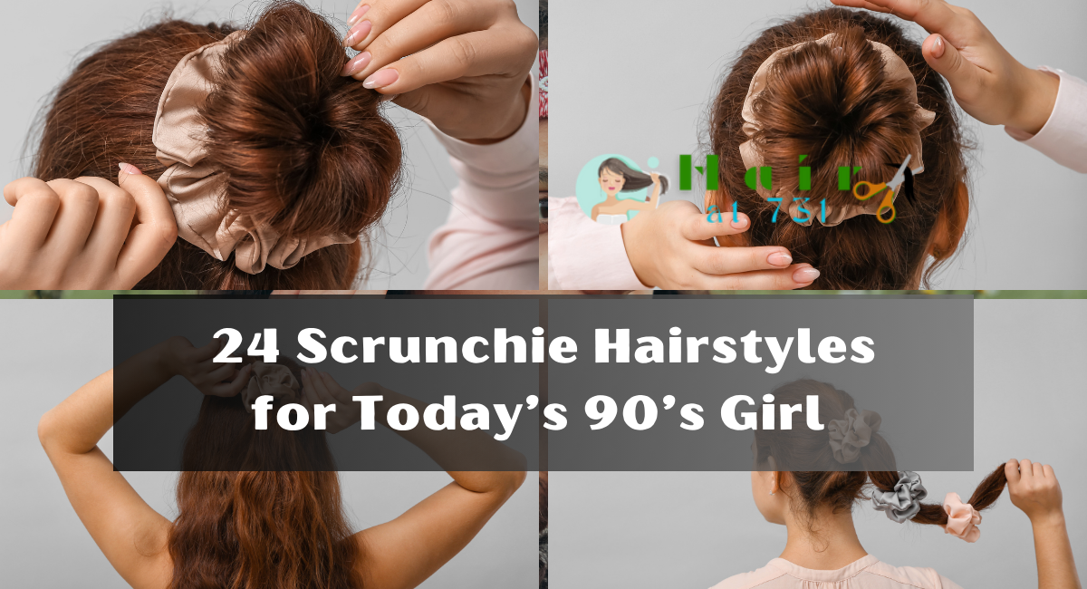 24 Scrunchie Hairstyles for Today’s 90’s Girl